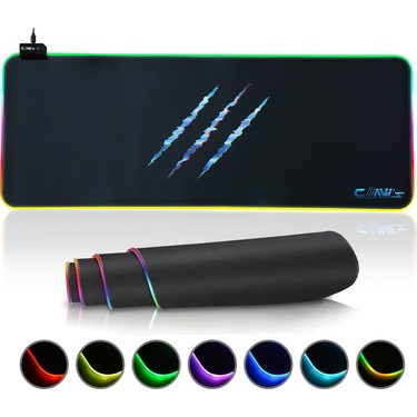 CLAWS RAPTOR  SIZE XL GAMİNG RGB OYUNCU MOUSE PAD 