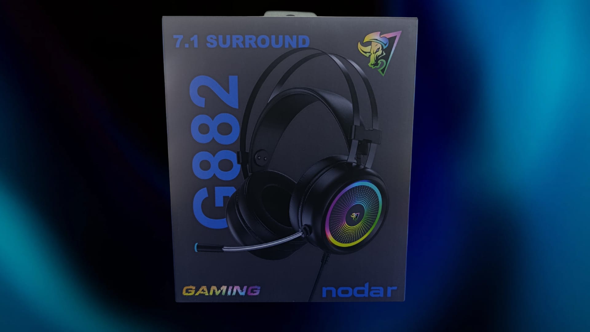 NODAR G882 SİYAH RGB OYUNCU KULAKLIĞI