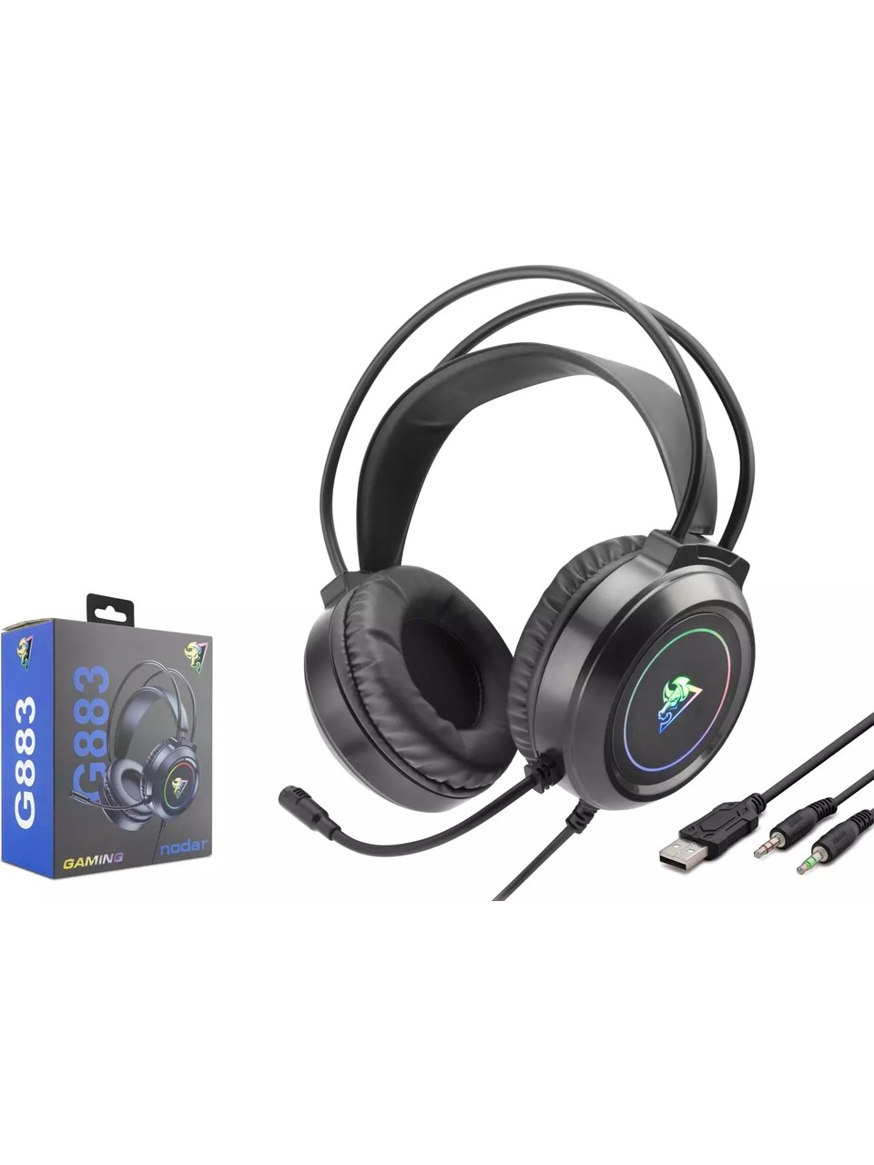 NODAR G883 RGB GAMİNG OYUNCU KULAKLIĞI