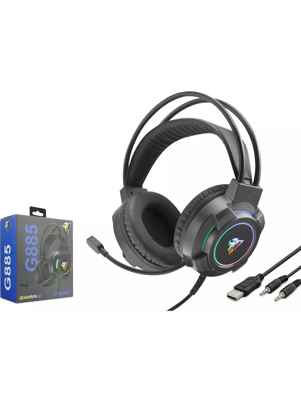 NODAR G885 SİYAH GAMİNG OYUNCU KULAKLIĞI