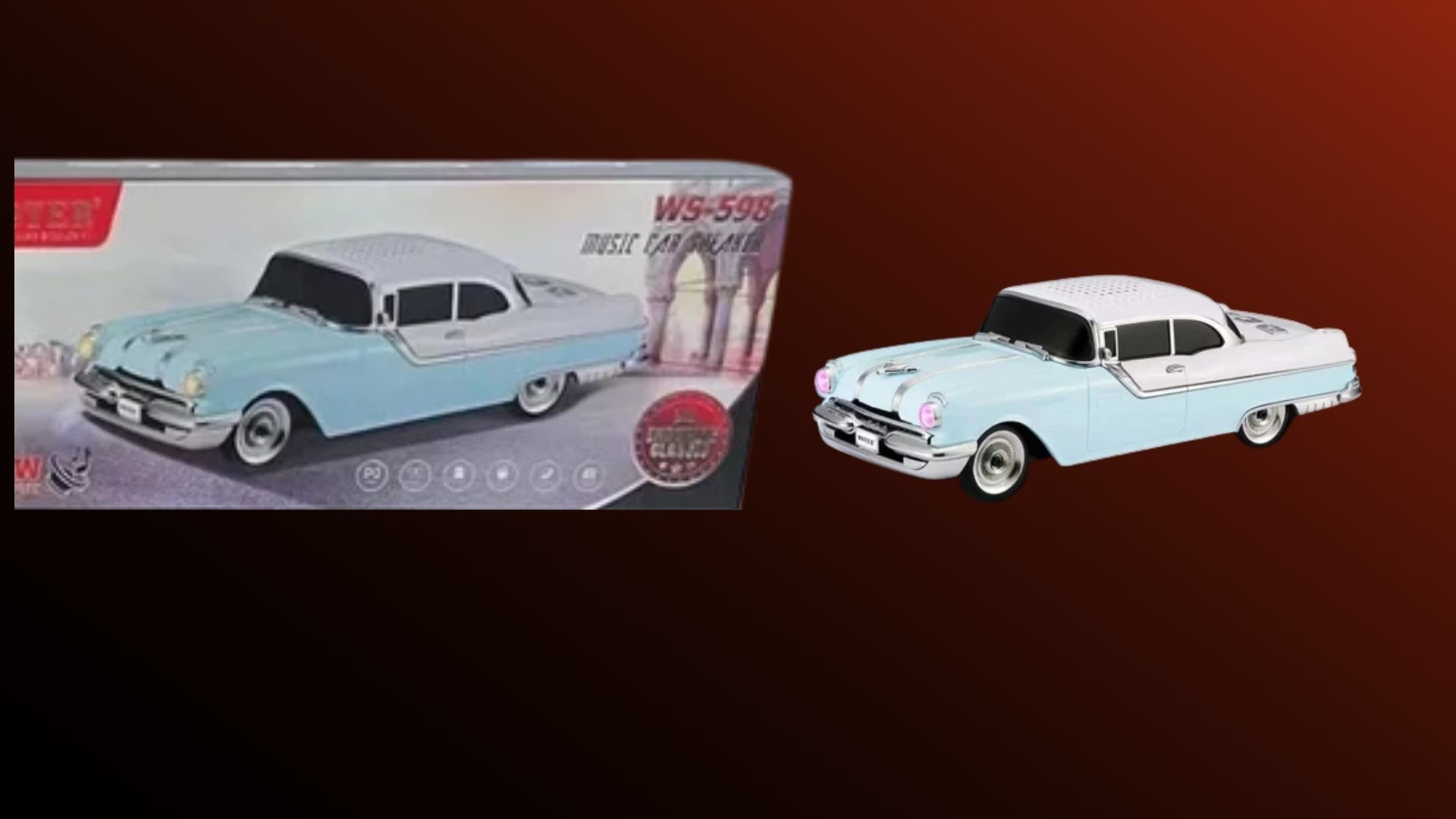 WSTER WS-598 MUSİC CAR SPEAKER