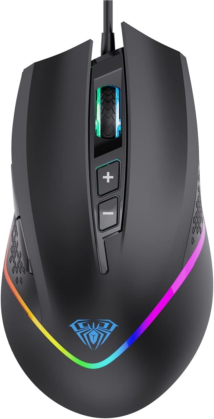 AULA WIND F805 SİYAH KABLOLU GAMİNG OYUNC MOUSE
