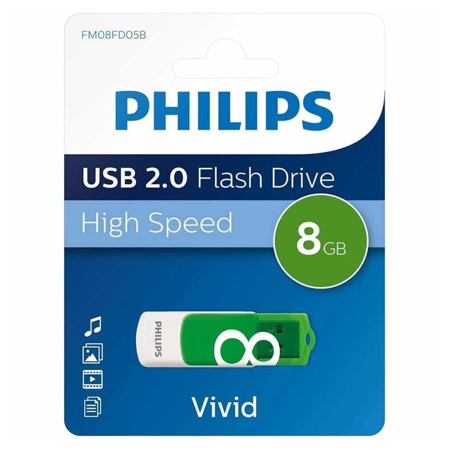 PHILIPS 8GB USB 2.0 FLASH BELLEK 