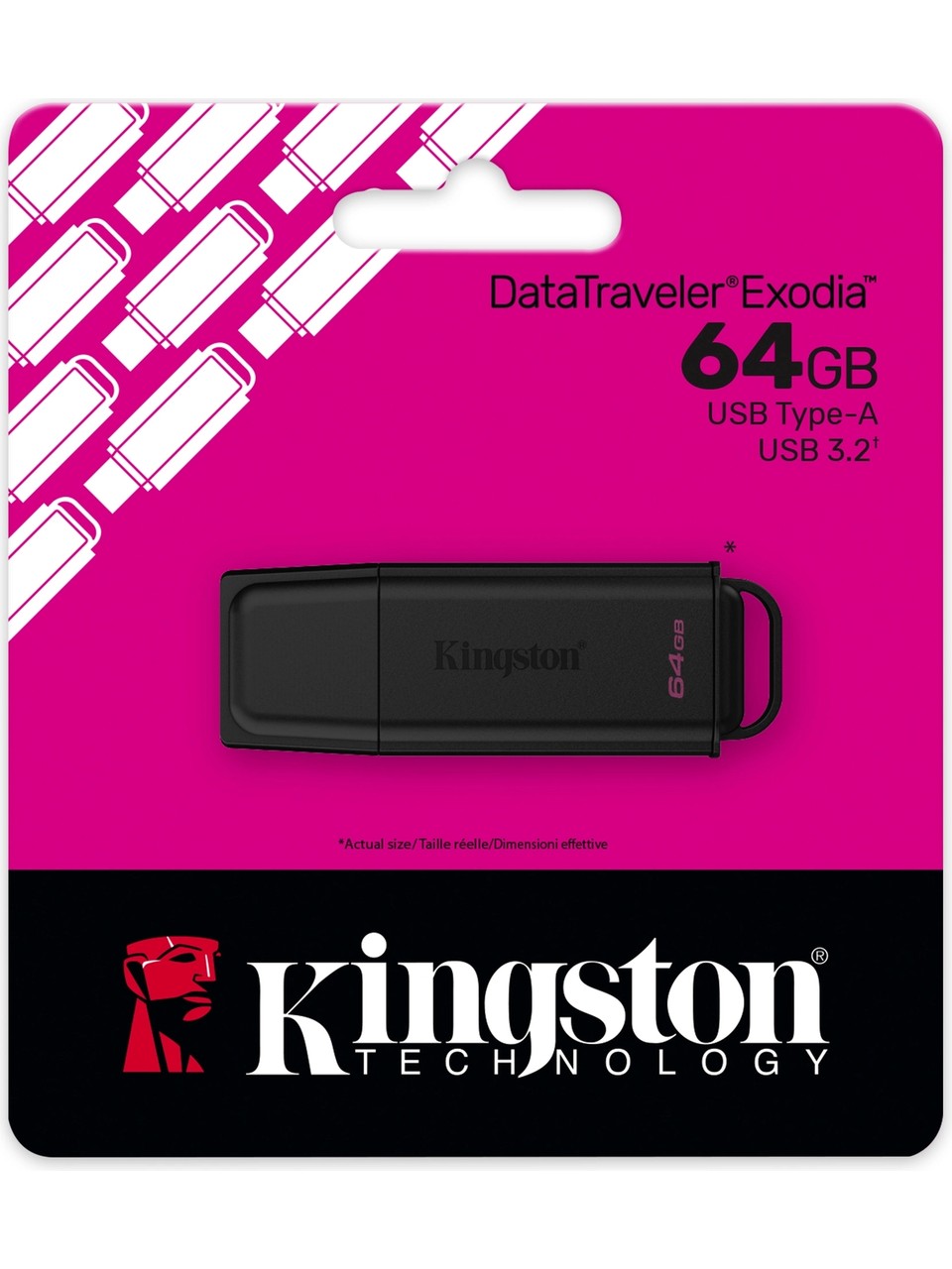 KİNGSTON 64GB YENİ NESİL USB 3.2 GEN 2 DTXG2/64GB EXODIA