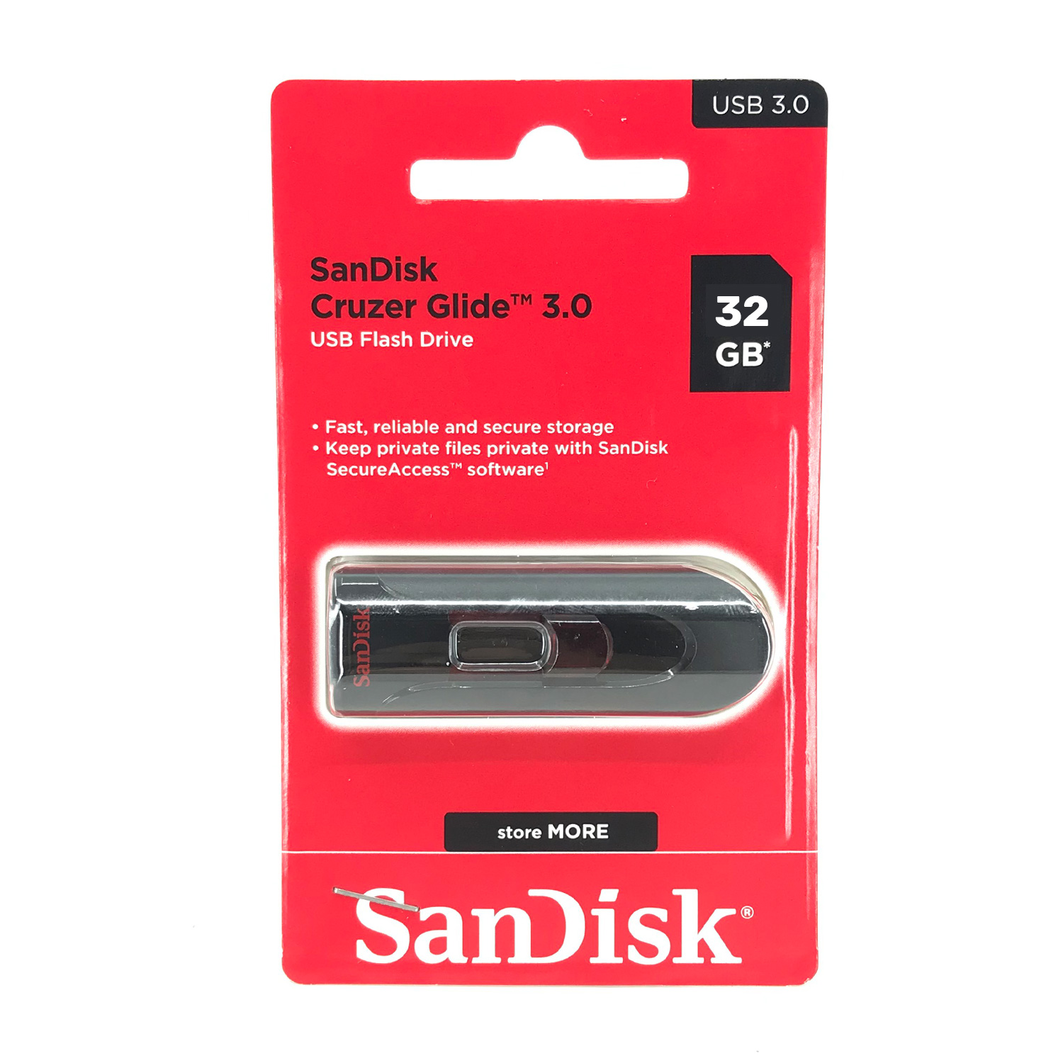 Sandisk Cruzer Glide SDCZ600-032G-G35 32 Gb Flash Bellek (Siyah)
